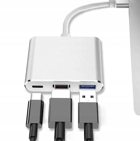 USB-C Digital AV Multiport Adapter, USB 3.1 Type-C to HDMI Adapter, USB 3.0 HUB with 1 Charging Port