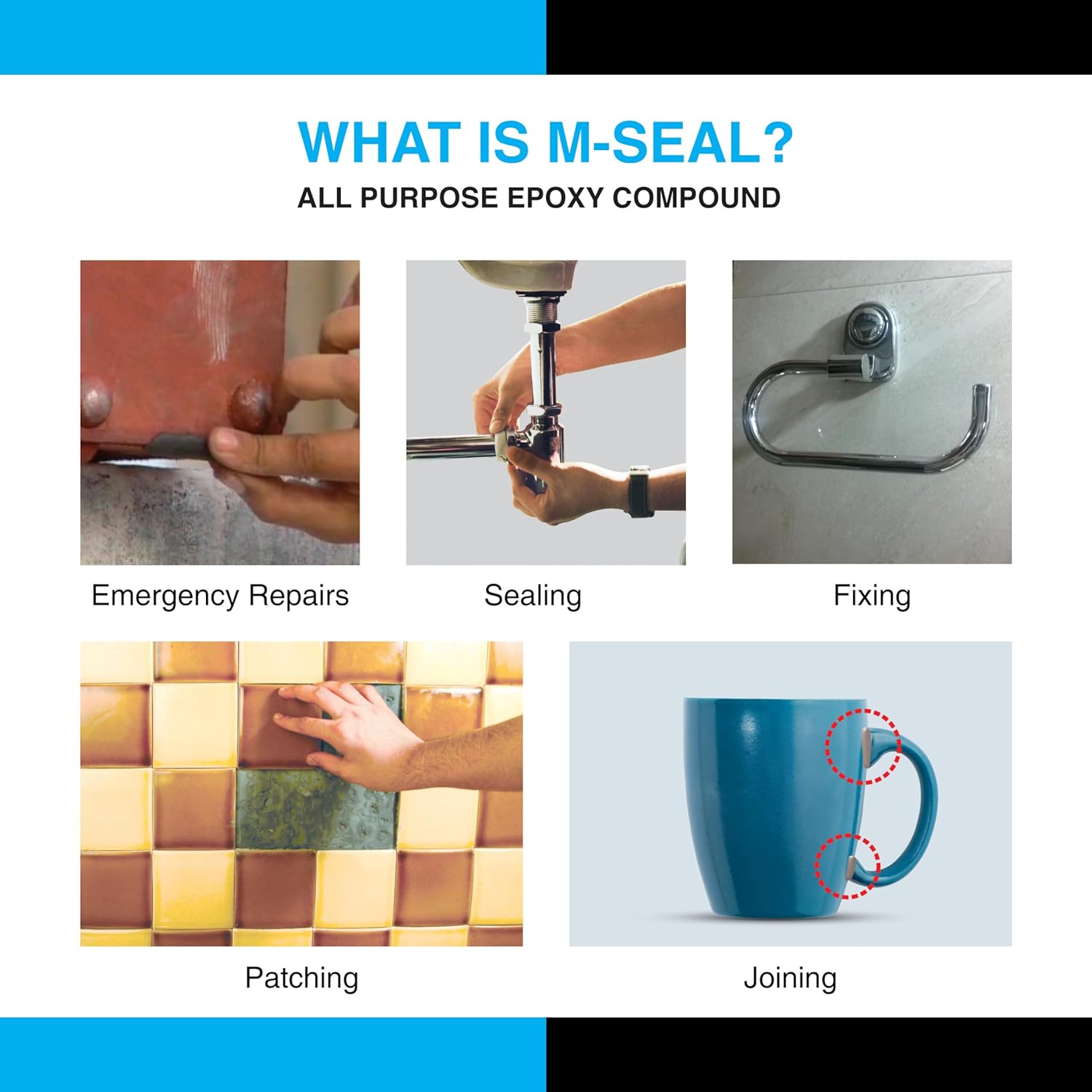 M-Seal: Phataphat Fast Curing Epoxy Compound [Blue]