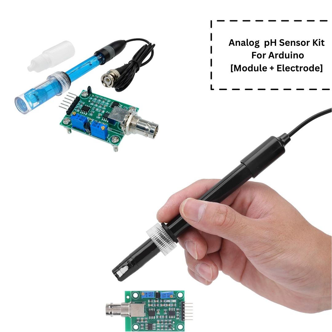 Analog pH Sensor Kit For Arduino [Module + Electrode]