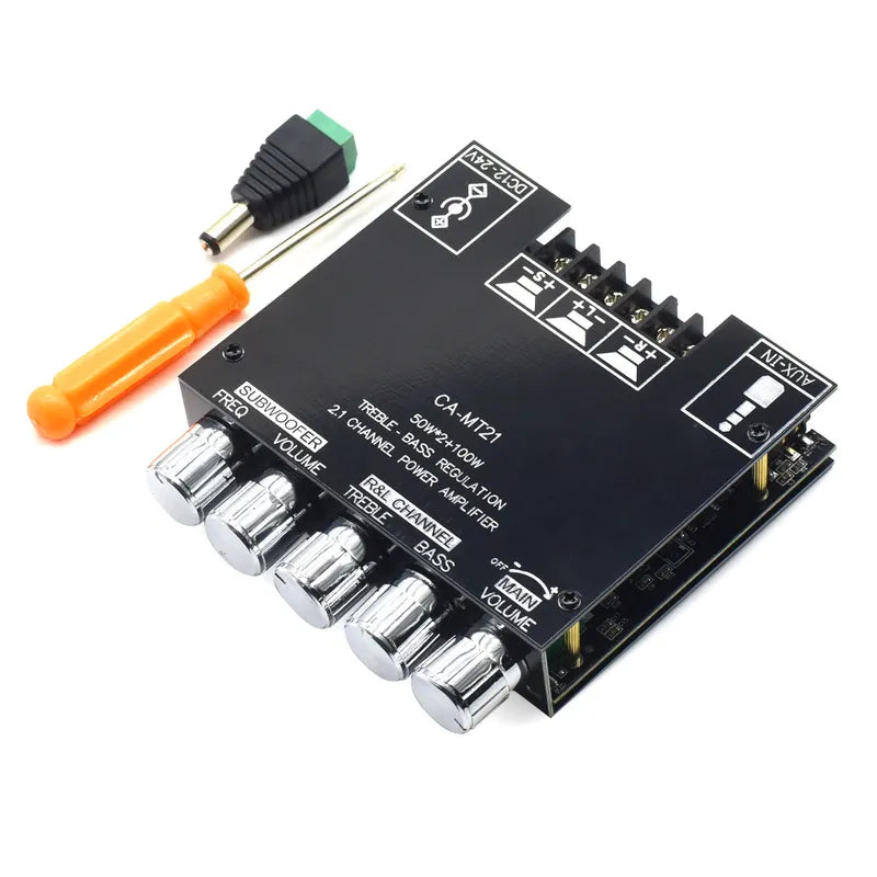 CA-MT21 BT Digital Amplifier Board 2.1 Channel Subwoofer DC12-24V