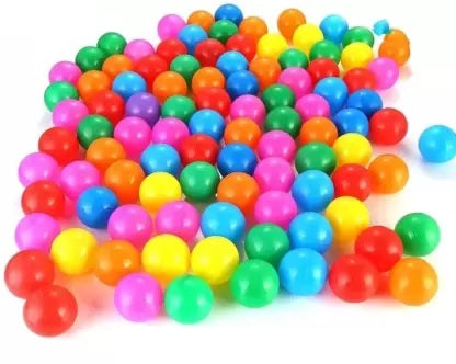 Multi-Color Plastic Ball 2.5inch - Craft