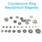 Neodymium Channel Countersunk Ring Magnets