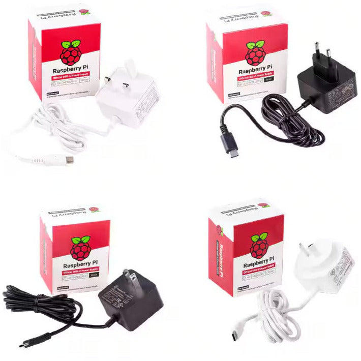 Raspberry Pi Official USB type-C 15.3W Power Supply For Raspberry Pi 4