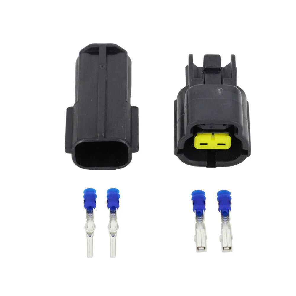 1.8mm Male+Female Waterproof Electrical Connector Plug for Car Automotive [Pair]