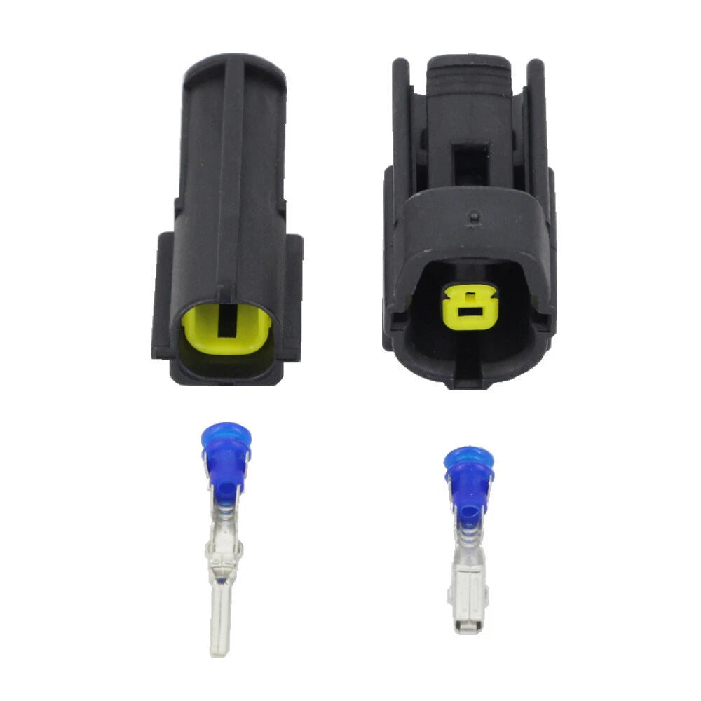 1.8mm Male+Female Waterproof Electrical Connector Plug for Car Automotive [Pair]