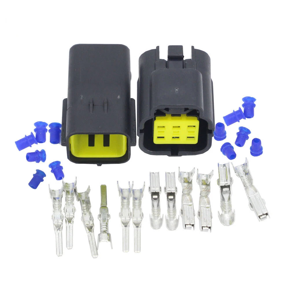 1.8mm Male+Female Waterproof Electrical Connector Plug for Car Automotive [Pair]