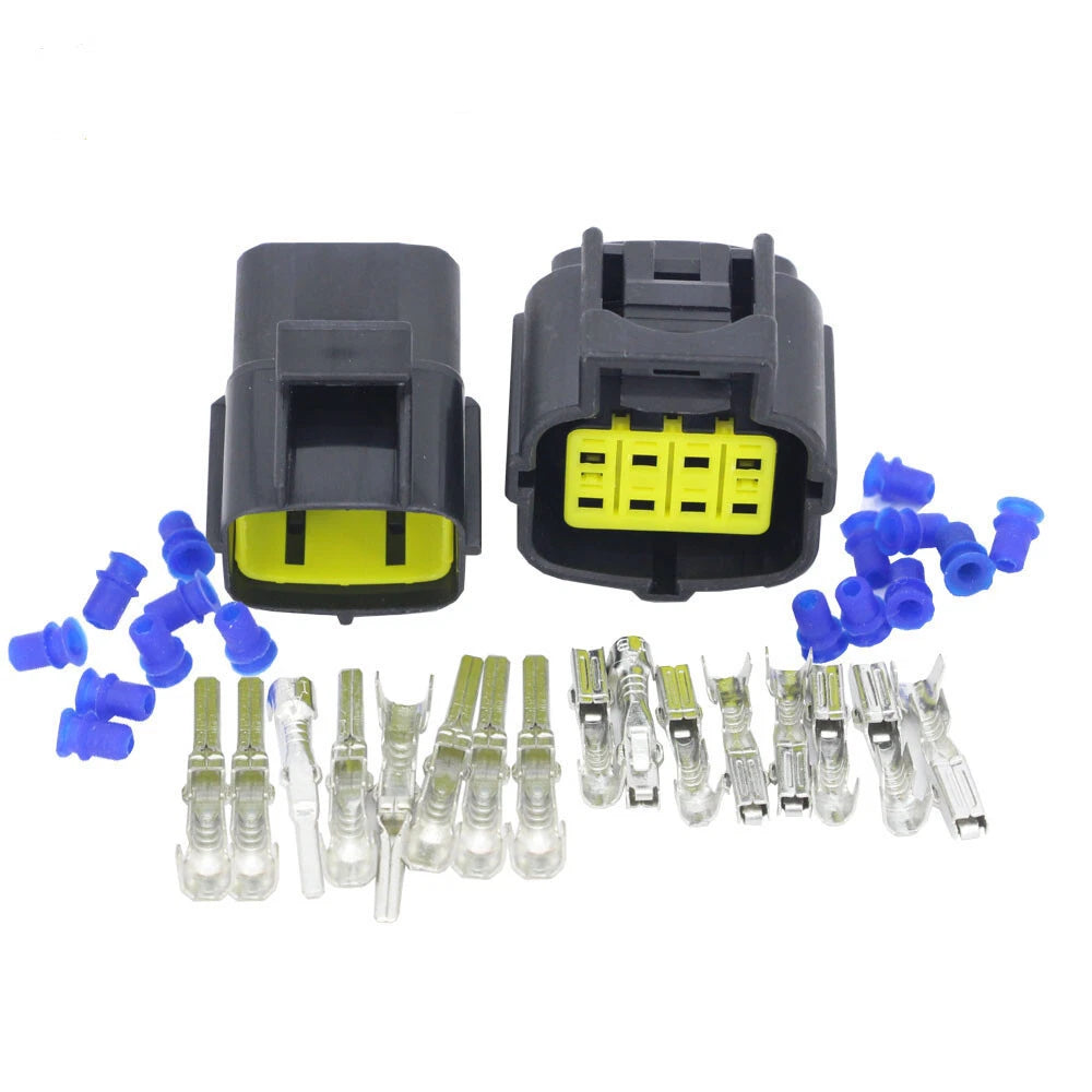 1.8mm Male+Female Waterproof Electrical Connector Plug for Car Automotive [Pair]