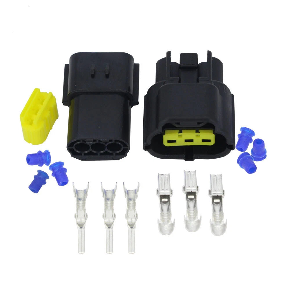 1.8mm Male+Female Waterproof Electrical Connector Plug for Car Automotive [Pair]