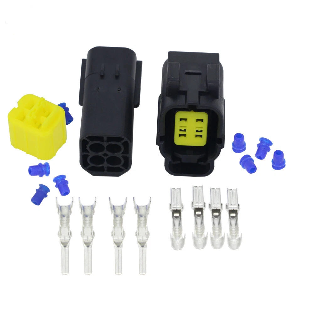 1.8mm Male+Female Waterproof Electrical Connector Plug for Car Automotive [Pair]