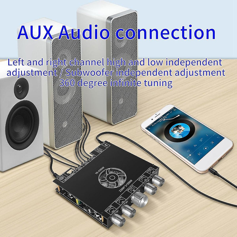 YS-S350H 2.1 Channel Bluetooth Digital Subwoofer Amplifier Board 220Wx2+350W