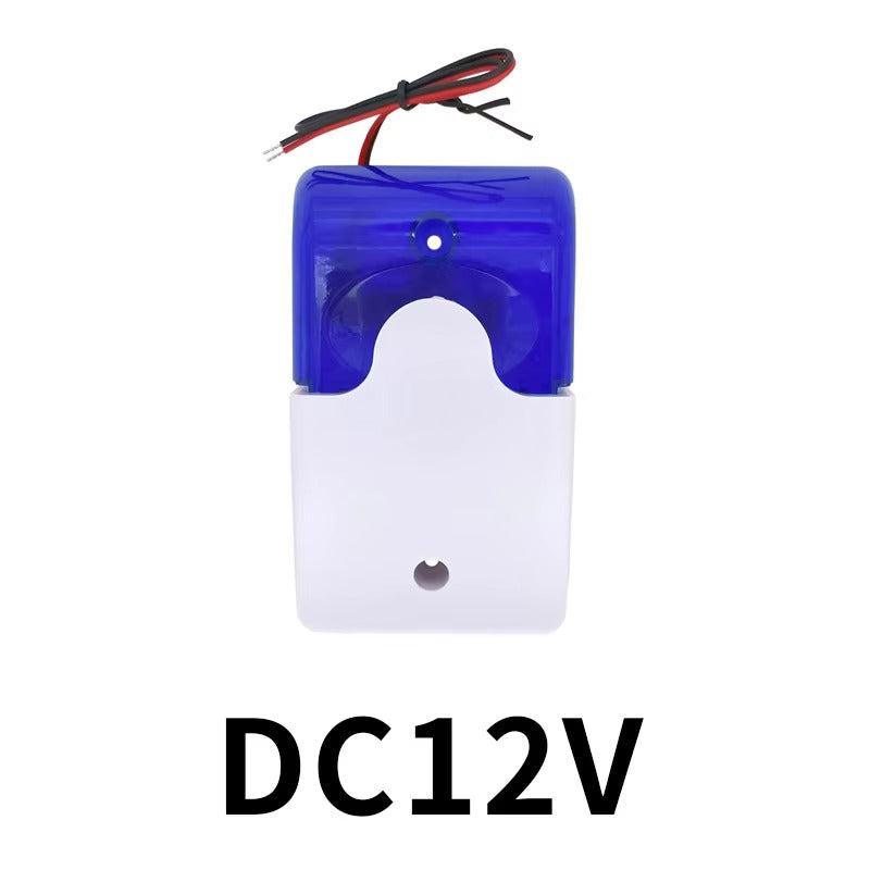 Mini Strobe Wired Siren Indicator Light Sound Alarm Lamp Flashing