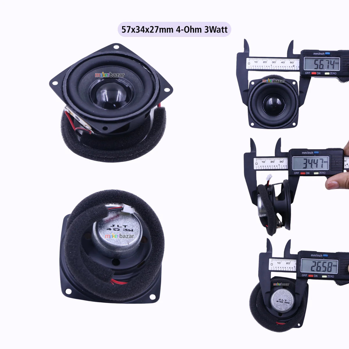 2.25-Inch Internal Magnet Speaker with Frame