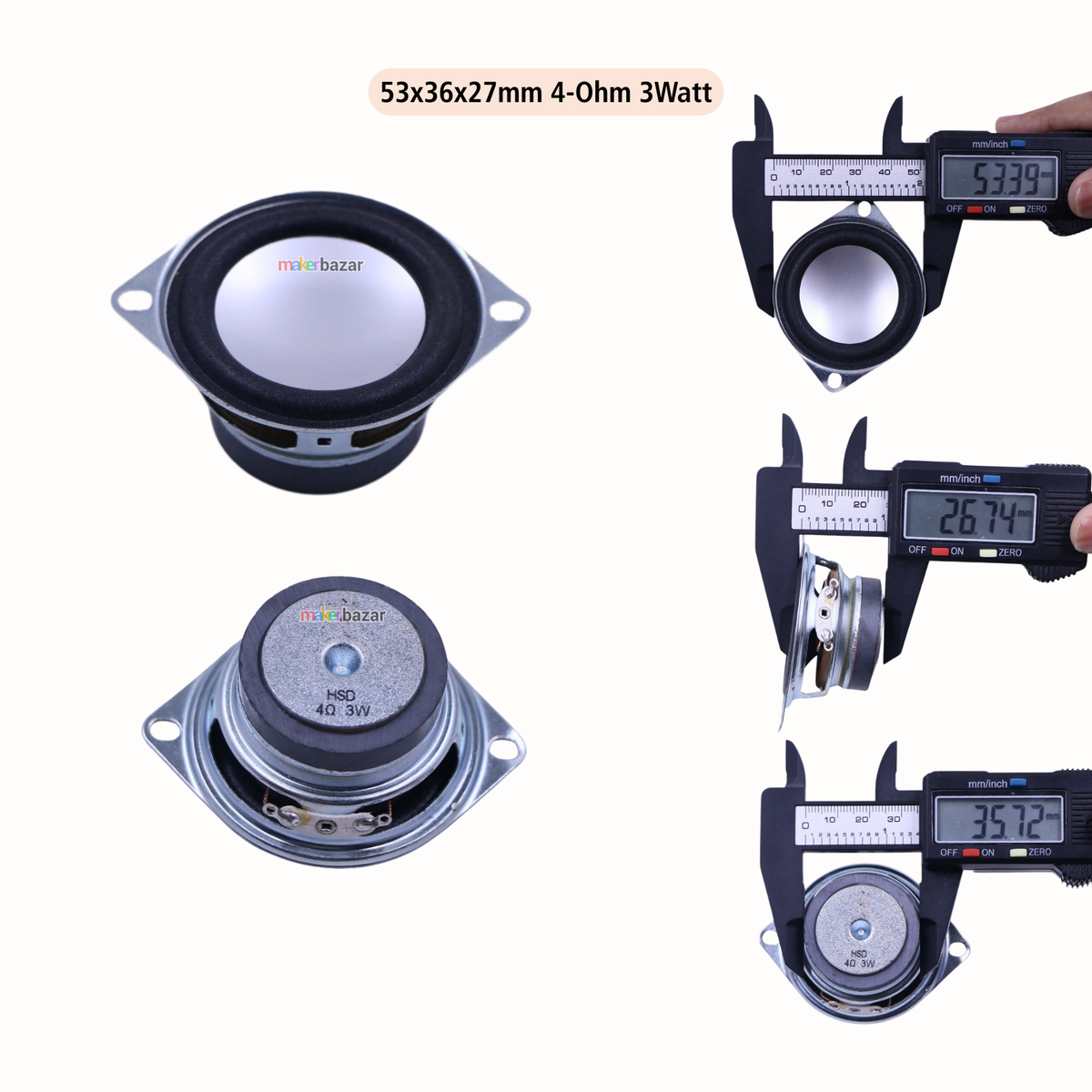 2-Inch External Magnet Speaker [With Frame]