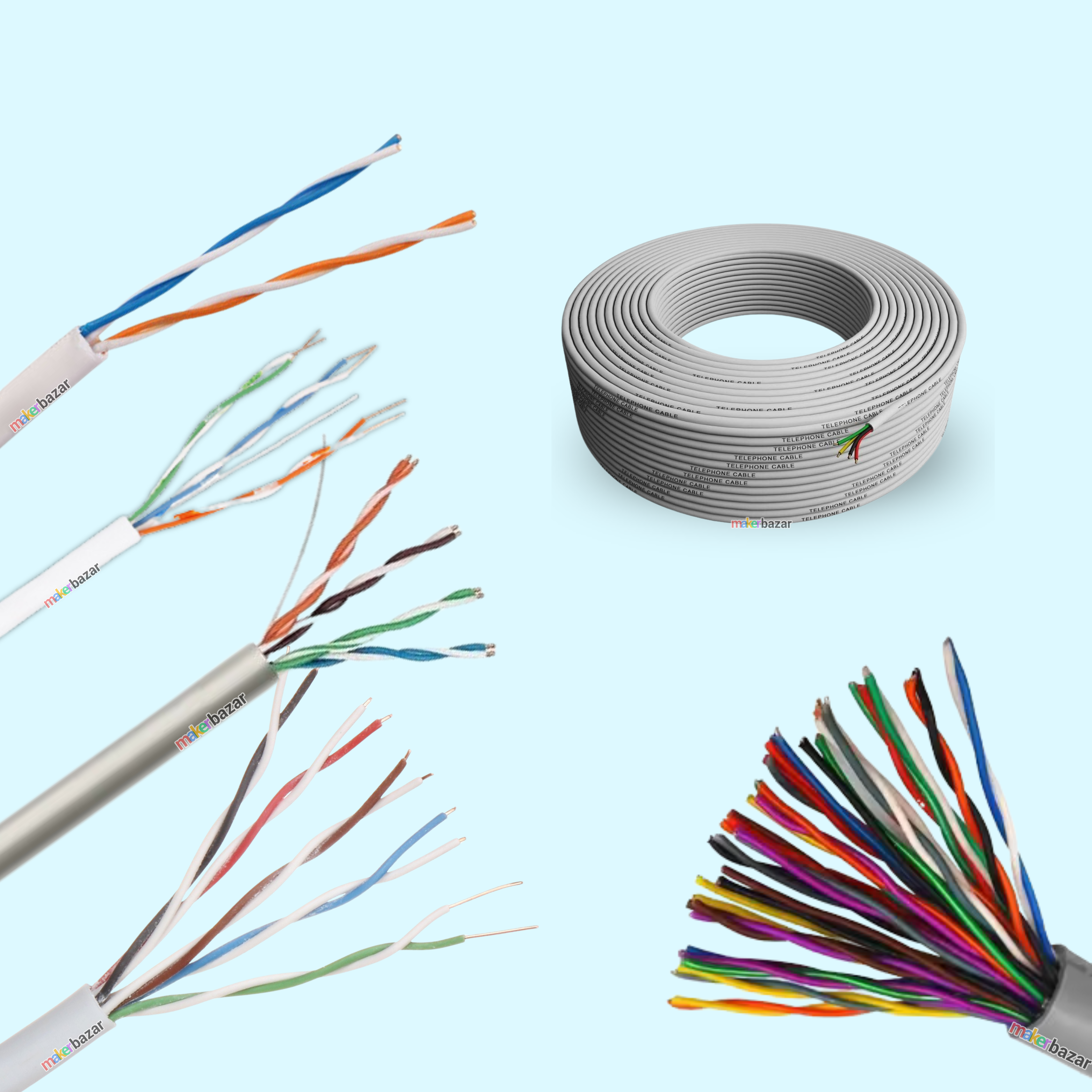 Telephone Connection Line Cable Roll