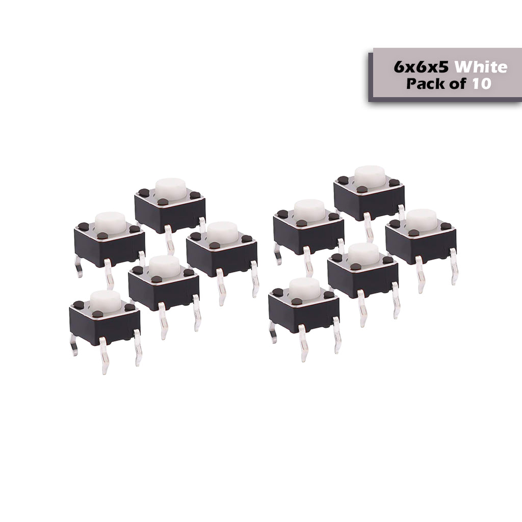 6x6x5mm Mini Tactile Push Button Switch - 4Legs
