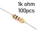 Carbon Film Resistor 1K Ohm 1/4 Watt Resistance
