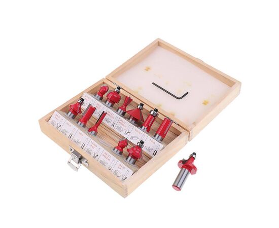 12pcs Milling Cutter Router Bit Set