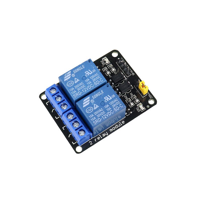 2 Channel 12V 10A Relay Module with Optocoupler