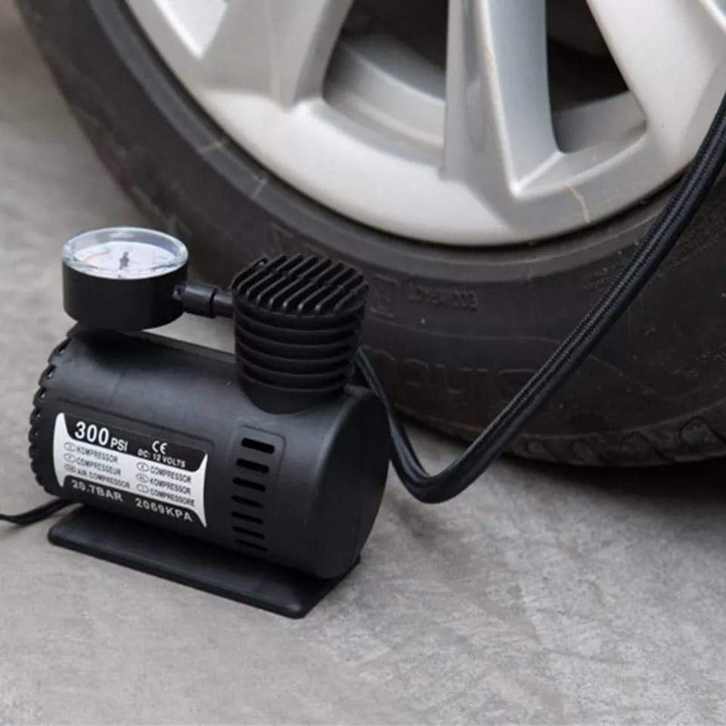 300PSI Portable Mini Air Compressor Auto Car Electric Tire Air Inflator  Pump