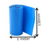 130mm PVC Heat Shrink Sleeve Blue for Lithium Cell Battery Pack (In Meters)