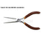 Taparia: 1408 Long Needle Nose Mini Pliers With Two Color Dip Coated Sleeve 150mm/5.9inch