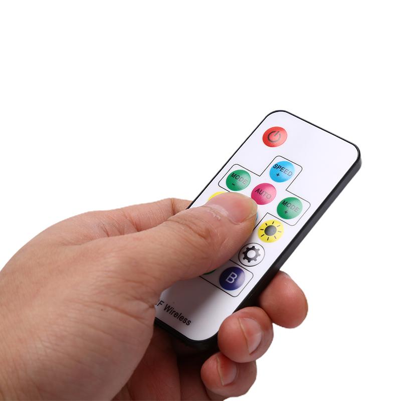 5-24V LED2017-RF-Lock LED Light Strip Wireless Remote Mini WS28xx RGB