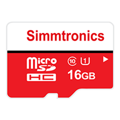 Simmtronics: 16GB Micro SD Card Class 10 Memory Card for Mobile / RPi