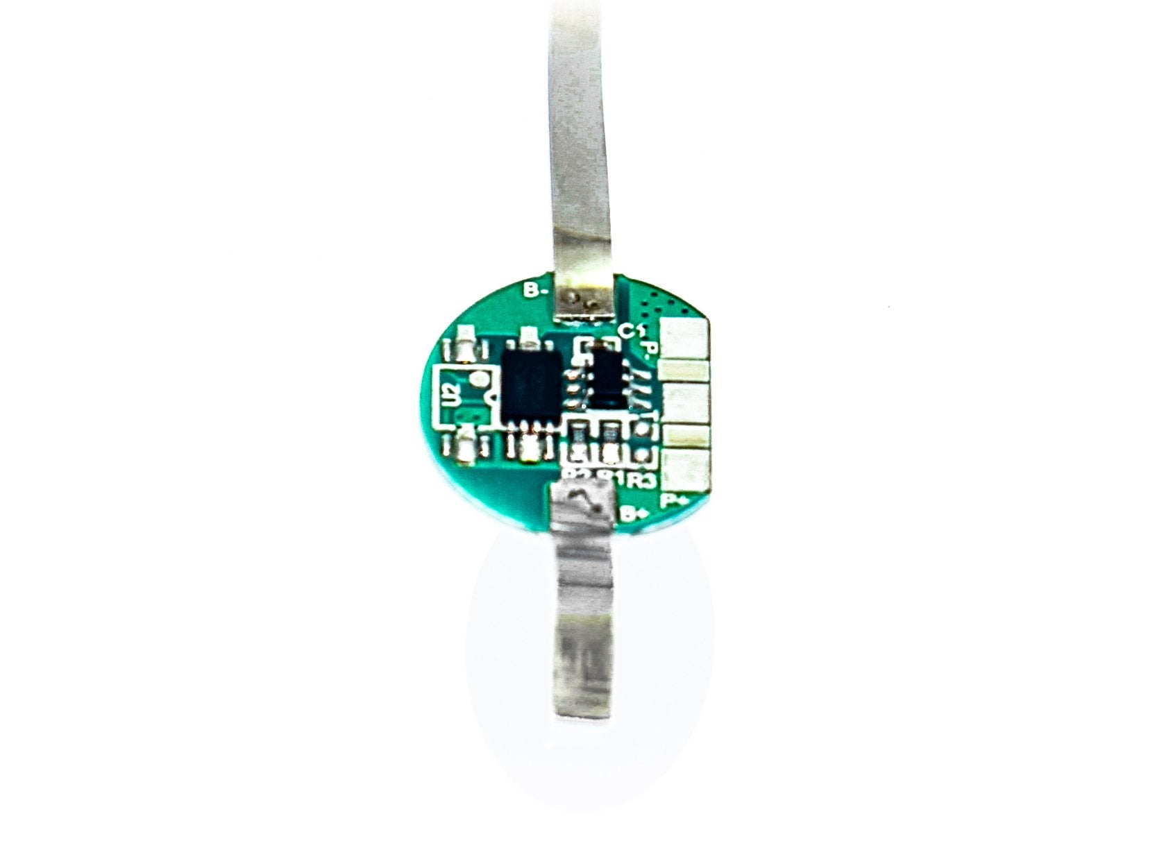 [Type 2] 4.2V BMS 1S 3A Circular 18650 Lithium Battery Protection Board