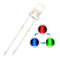 2 Pin DIP Tricolor LED 5mm (Auto Flashing) – RGB (Red-Green-Blue)