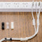 20 Pcs Self-Adhesive Cable Clips Organizer - Black/White/Transparent