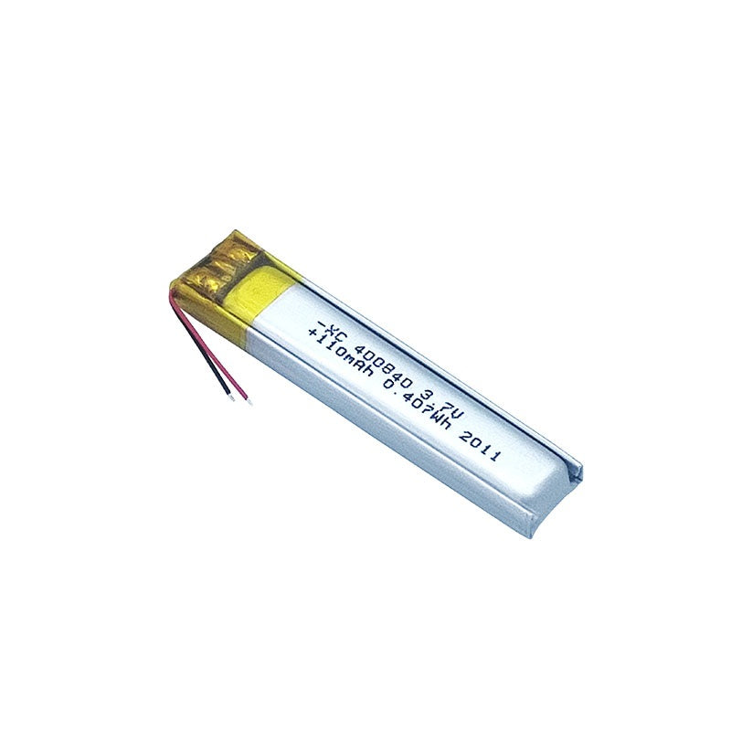 Generic: 400840 3.7v 110mah Lipo Battery - Single Cell Lithium Polymer Battery