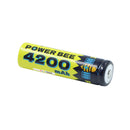 PowerBee: 4200mAh 3.7V 18650 Cell Li-ion Rechargeable Battery with Button Top