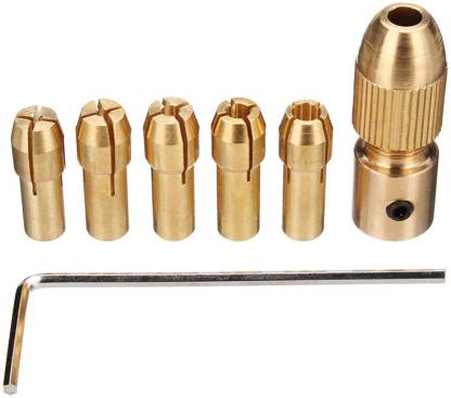 Shank Metal Drill Chuck Collet Bits Rotary with Screw, 0.5-3 mm for RS-775 motor