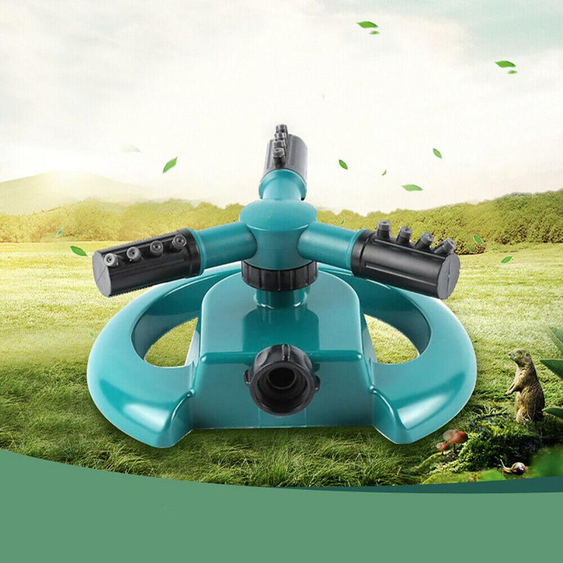 3 Arm 360° Rotating Water Sprinkler for Garden