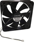 [Type 1] 8025 DC Cabinet Cooling Fan/CPU Fan 12v 3.1x1 inch