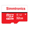 Simmtronics: 32GB Micro SD Card Class 10 Memory Card for Mobile / RPi