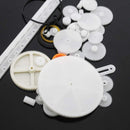 34Pcs Plastic Gear Assorted Kit Set with Various Gear and Axle Belt and Pulleys for DIY Car Robot Project