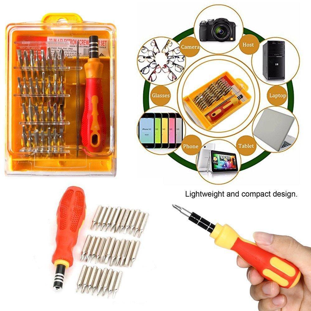 [MBPSK-1] 32 In 1 Interchangeable Precise Screwdriver Tool Set with Magnetic Holder