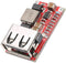 DC to DC 6-24V to 5V USB Output Step Down Power Charger with Adjustable Buck Converter - Red