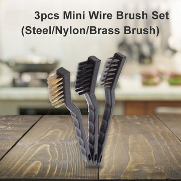 ProSource PB-57130-B3L Mini Brass Wire Brush 7 Inch: Wire Brushes  (045734987036-1)