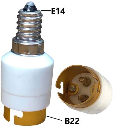 E14 TO B22 Bulb Converter, Converter Holder