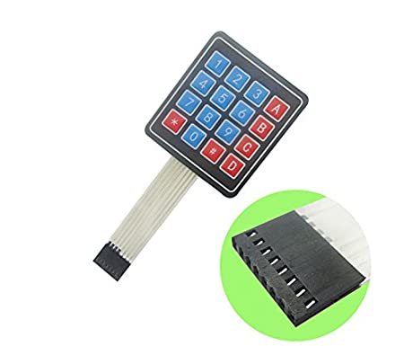 Universal Key Matrix Module Membrane Switch Keypad