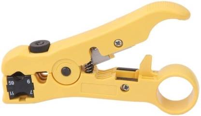Rotary Coax Coaxial Cable Wire Cutter Stripping Tool RG59 RG6 RG7 RG11 Stripper