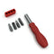 4pcs Helper Tool Set with Mini Plastic Hammer, 4 bits, Screw Driver & Cutter