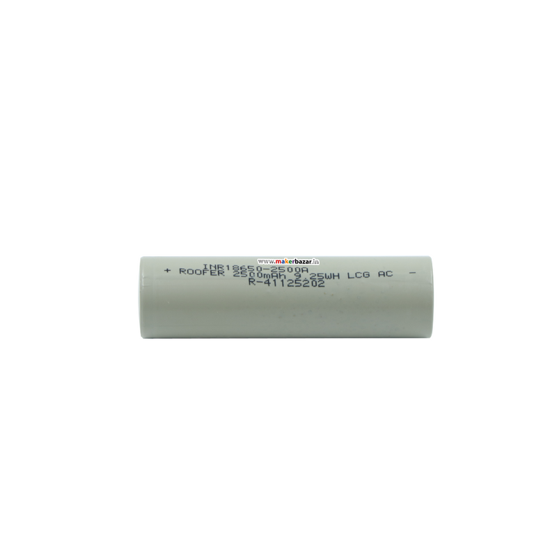 18650 3.7V 2500mAh 1C Lithium-Ion Rechargeable Cell