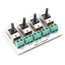 4 Way DC Motor Remote Controller Switch