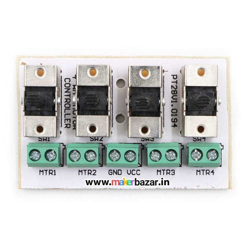 4 Way DC Motor Remote Controller Switch
