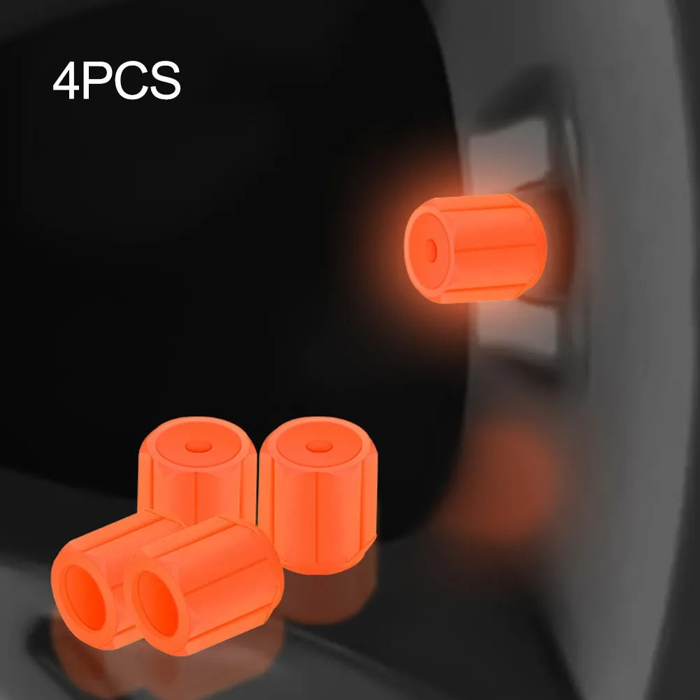 4pcs Universal Tyre Air Valve Cap for Cars/ Bike