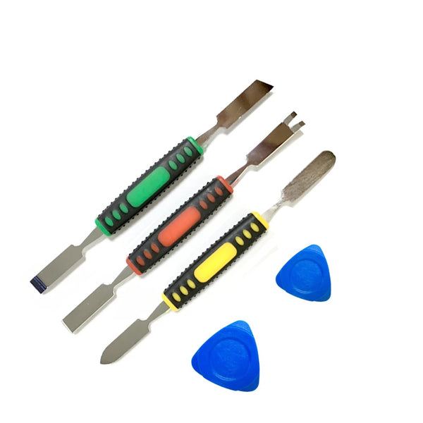 5-in-1 3pcs Dual End Metal Spudger with 2pcs Plastic Openers Prying Fo