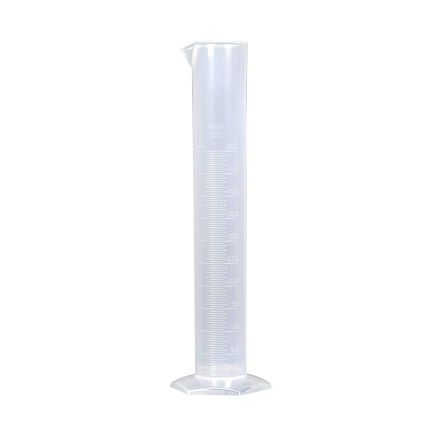 Measuring Cylinder 500ml (Clear Plastic)